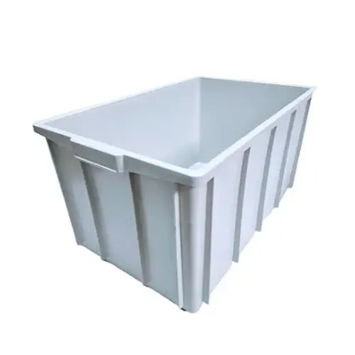 Caixa Organizadora 130 Litros - Com Tampa - Branca