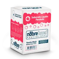 Sabonete Líquido – Romã e Maçã – Refil Bag 800ml – Nobre Hand - imagem 1