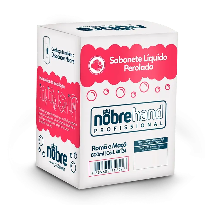 Sabonete Líquido – Romã e Maçã – Refil Bag 800ml – Nobre Hand