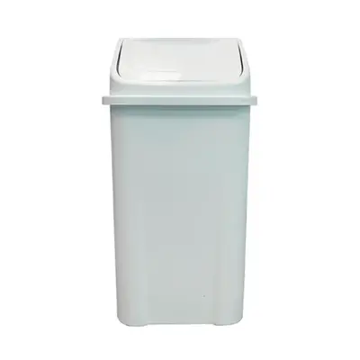 Lixeira Plástica Basculante injetada 100 Litros - BRANCA