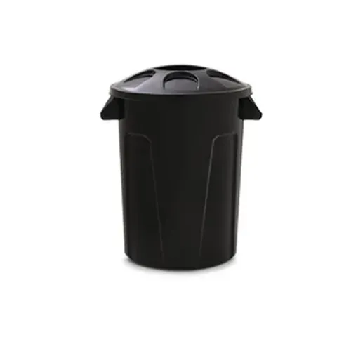 Cesto de lixo 100 litros Com tampa Preto