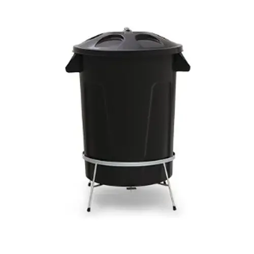 Lixeira Plástica Com Pedal em Aço 100 litros - Diversas Cores Disponíveis