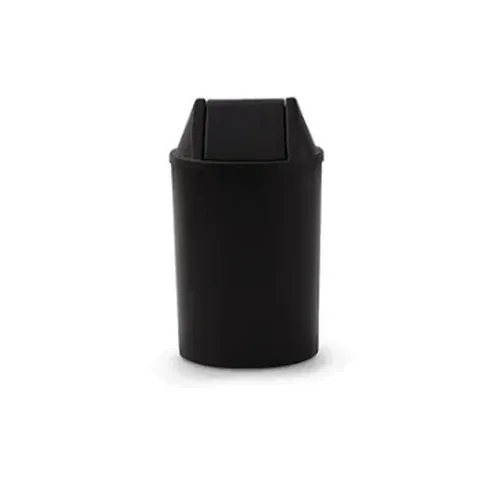 Cesto de Lixo 15 litros com Tampa Basculante - PRETO