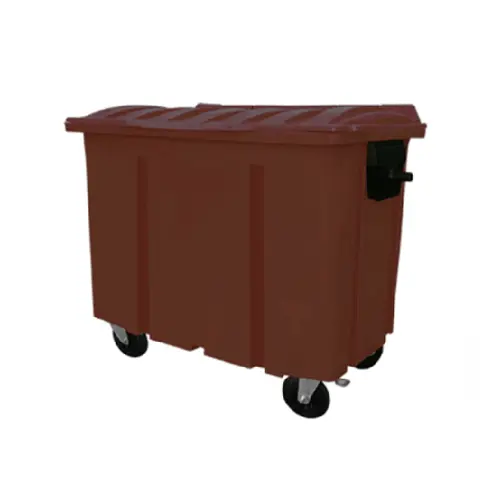 Contentor Plástico 500 Litros - Marrom