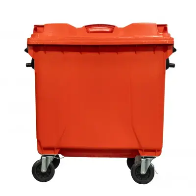 Container de Plástico Injetado 1000 Litros - LARANJA