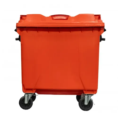 Container de Plástico Injetado 1000 Litros - LARANJA