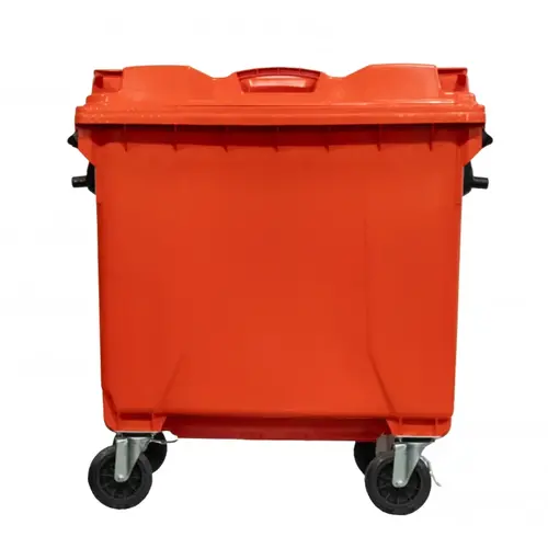 Container de Plástico Injetado 1000 Litros - LARANJA