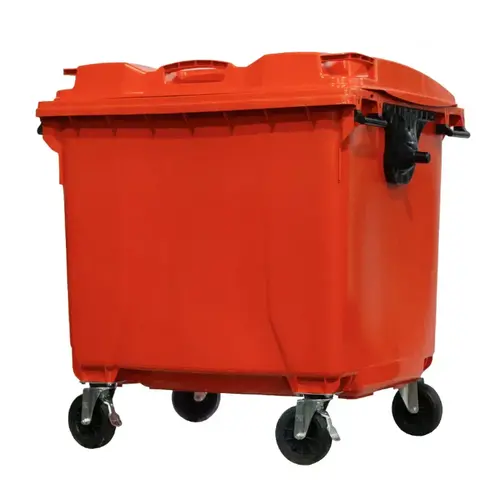 Container de Plástico Injetado 1000 Litros - LARANJA