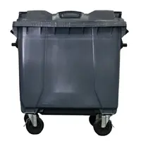 Container de Plástico Injetado 1000 Litros - CINZA - imagem 1