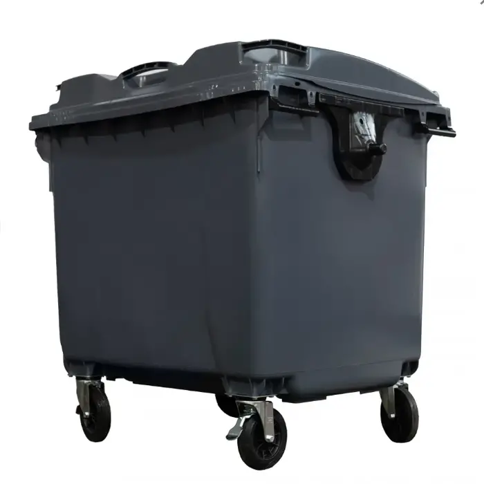 Container de Plástico Injetado 1000 Litros - CINZA