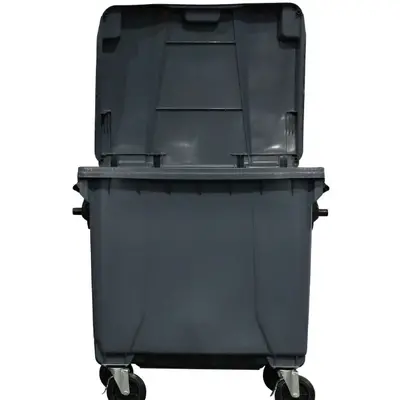 Container de Plástico Injetado 1000 Litros - CINZA