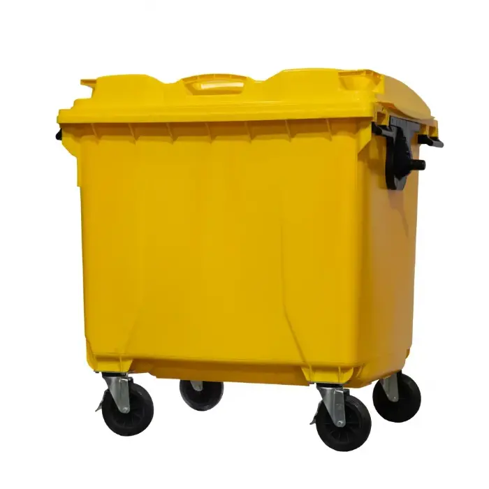 Container de Plástico Injetado 1000 Litros - AMARELO