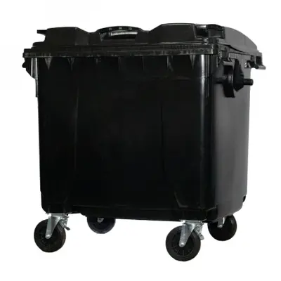 Container de Plástico Injetado 1000 Litros - PRETO