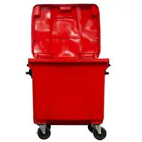 Container de Plástico Injetado 1000 Litros - VERMELHA - imagem 3