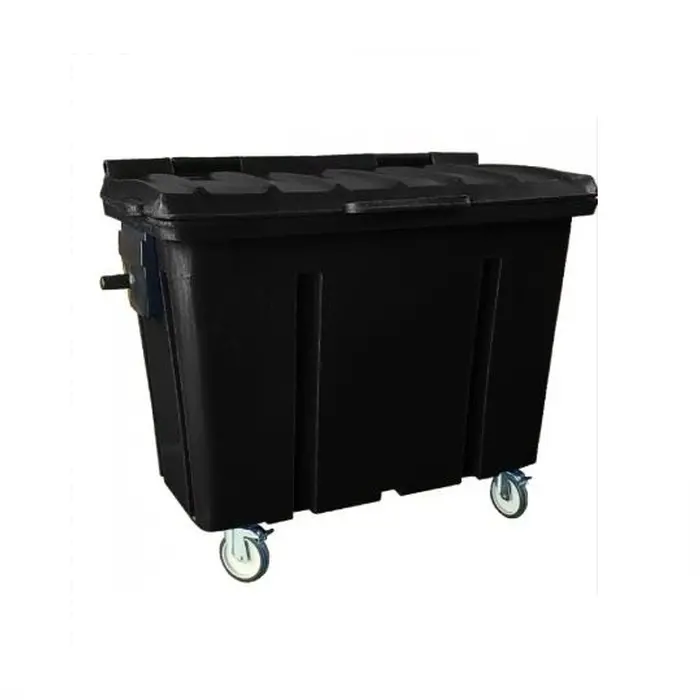 Contentor Plástico 700 Litros - Preto