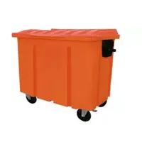 Contentor Plástico 700 Litros - LARANJA - imagem 1