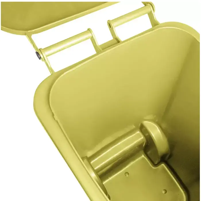 Carro Coletor de Lixo 240 Litros Amarelo