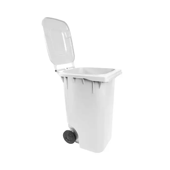 Carro Coletor 240 Litros - BRANCO