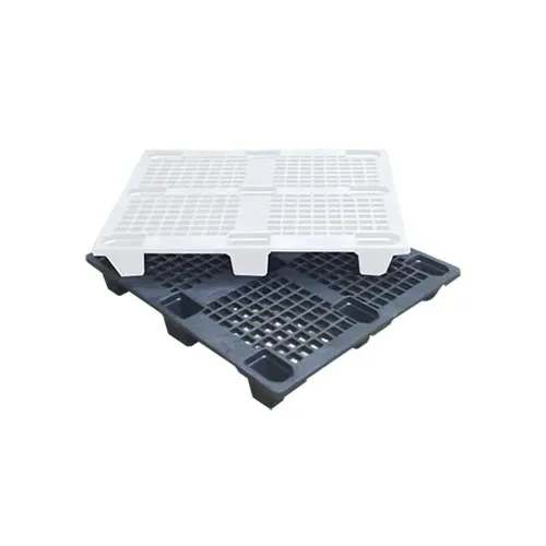 Eco Pallet de Plástico Vazado 1,00x120M - PRETO