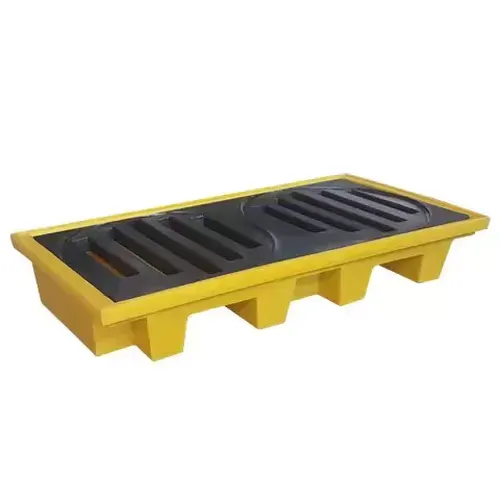 Pallet de Contenção para 2 Tambores – Capacidade de Contenção: 75 Litros
