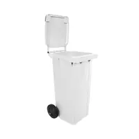 Carro Coletor de lixo 120 Litros - BRANCO - imagem 7