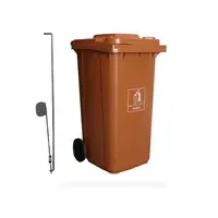 Carro Coletor 120 Litros Azul - imagem 1