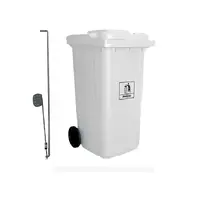 Carro Coletor 120 Litros Azul - imagem 1