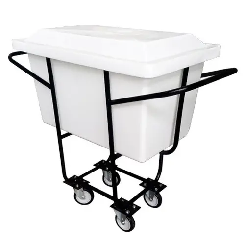 Carro Cuba 180 Litros - Com estrutura metálica - Com Tampa