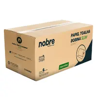 Papel Toalha Bobina Slim - 20cm x 200m - c/ 6unid. - Nobre - imagem 1