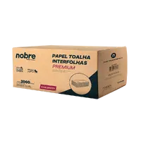 Papel Toalha Interfolhas Premium - 22,5x20,5 cm - c/ 2.000 folhas - Nobre - imagem 1