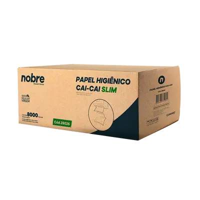 Papel Higiênico Cai Cai - 10x20 cm - c/ 8.000 folhas - Nobre