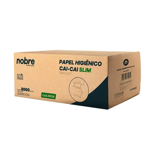Papel Higiênico Cai Cai - 10x20 cm - c/ 8.000 folhas - Nobre