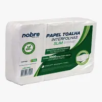 Papel Toalha Interfolhas Slim Nobre – 20x23 cm – com 1000 folhas - imagem 1