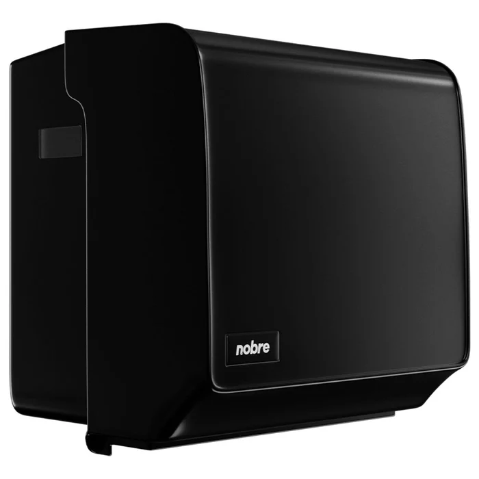 Dispenser c/ Alavanca - p/ Papel Toalha Bobina - Preto- Nobre