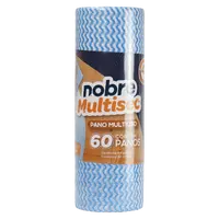 Pano multiuso (rolo c/28cm x 30m picotado aprox. 50cm) azul – Nobre - imagem 1