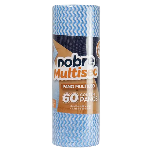 Pano multiuso (rolo c/28cm x 30m picotado aprox. 50cm) azul – Nobre