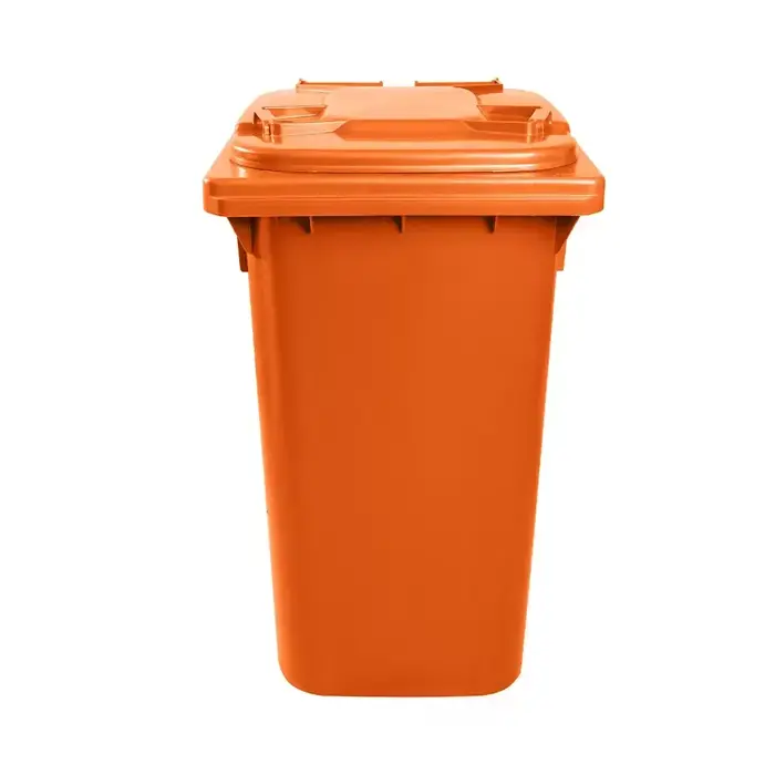 Carro Coletor 240 Litros - LARANJA