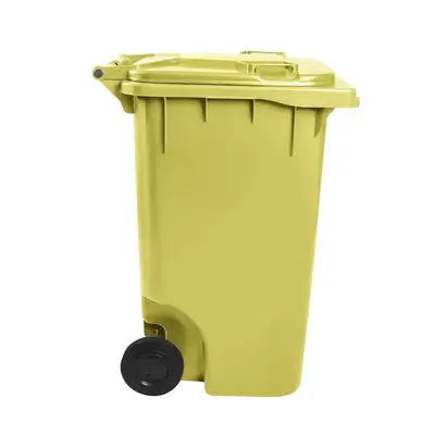Contentor de Lixo 240 Litros - AMARELO