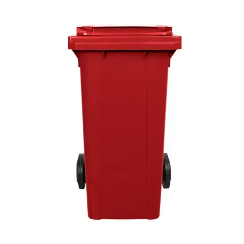 Contentor de Lixo 120 Litros – Sem Pedal - VERMELHO