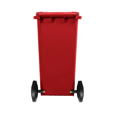 Contentor de Lixo 120 Litros – Sem Pedal - VERMELHO