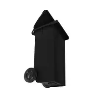 Carro Coletor 240 Litros - PRETO - imagem 3