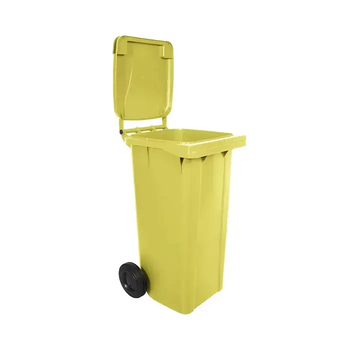 Carro Coletor 240 Litros - AMARELO