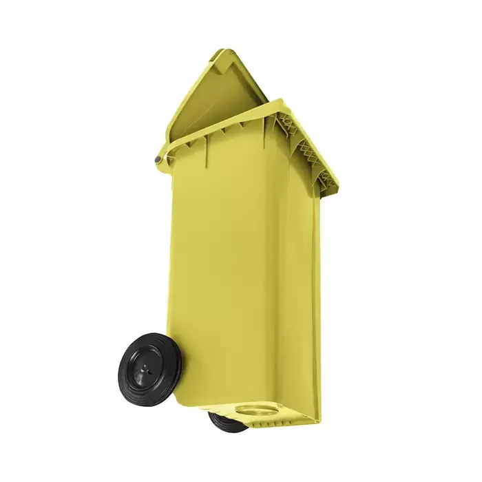 Carro Coletor 240 Litros - AMARELO