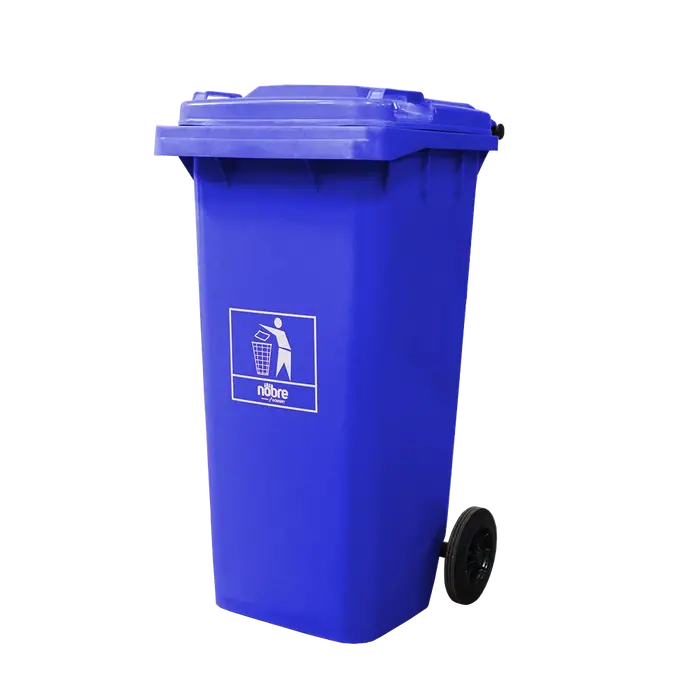 Carro Coletor 120 Litros Azul