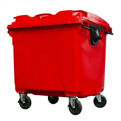 Contentor Plástico 1000 Litros Vermelho