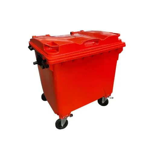 Contentor Plástico 1000 Litros Vermelho