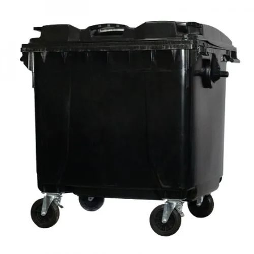 Contentor Plástico 1000 Litros Preto