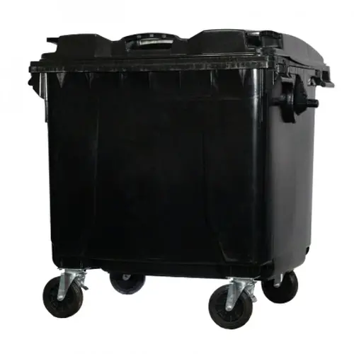 Contentor Plástico 1000 Litros Preto