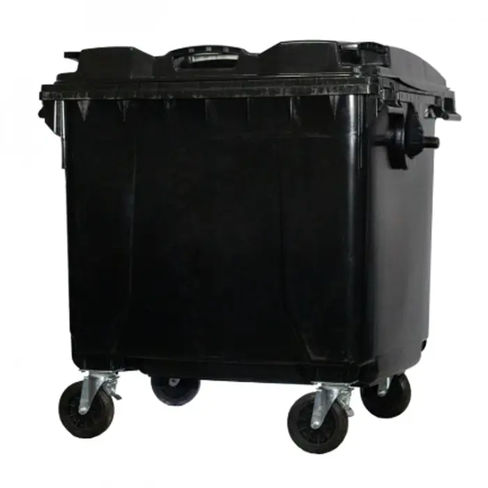 Container de Plástico Injetado 1000 Litros - PRETO