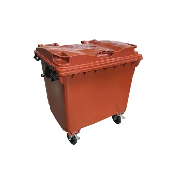 Container de Plástico Injetado 1000 Litros - MARROM